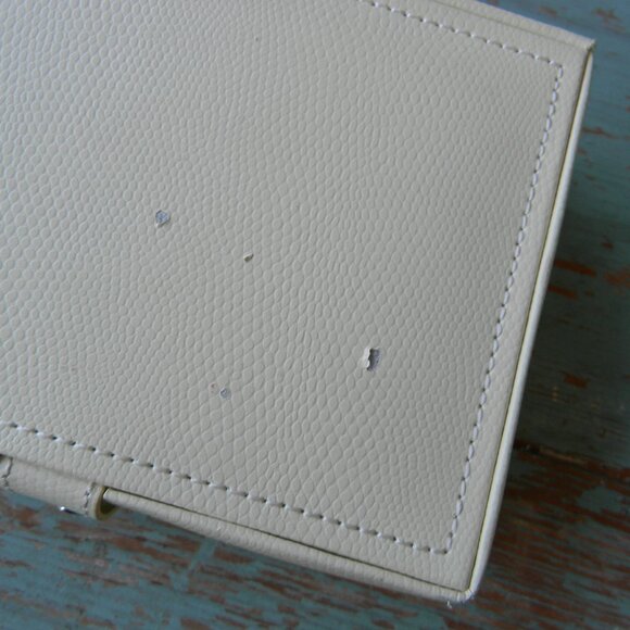 Wolf Designs for Pottery Barn BEIGE Travel Jewelry Box - Picture 5 of 10